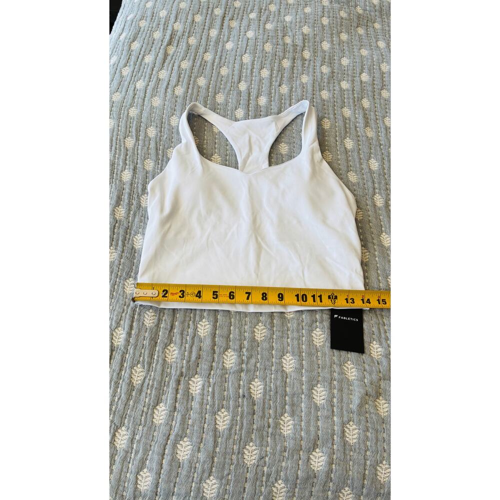 Fabletics Cropped Built-In Bra Tank - Picture 8 of 11